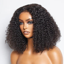 Load image into Gallery viewer, Kinky Curly Glueless 5x5 Closure HD Lace Wig Ready To Go 100% Human Hair 14&quot;
