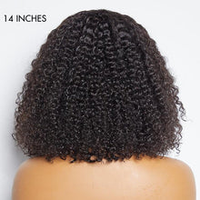 Load image into Gallery viewer, Kinky Curly Glueless 5x5 Closure HD Lace Wig Ready To Go 100% Human Hair 14&quot;
