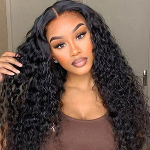 New  Arrival Deep Wave Compact Frontal Wig  20"