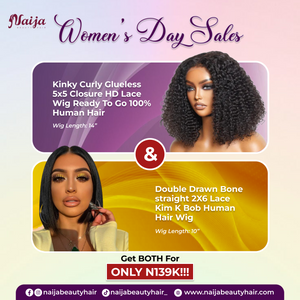 WIG COMBO NO.3- ₦139K  FOR 3 GLUELESS WIGS