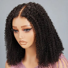 Load image into Gallery viewer, Ready to Go Bouncy small kinky Curly Glueless 5x5  Closure HD Lace Wig  14&quot;
