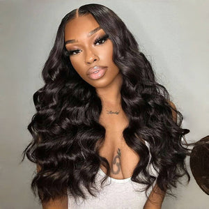 Glueless  Loose Wave 4x4  HD Lace Wig 100% Human Hair 18"