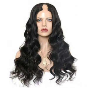 U Part Quick & Easy Affordable 100% Human Hair Wig